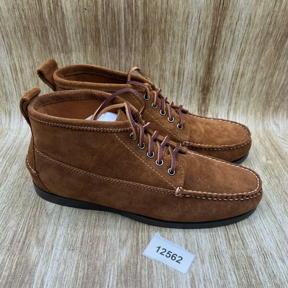 Brooks Brothers Hayden Camp Chukka Boots Men's Size 11 Brown Suede Moc Toe 5229